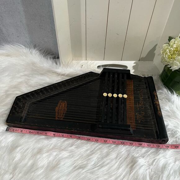 Zimmerman Vintage 1900s The Favorite 5 Bar Wood Autoharp Acoustic Oscar Schmidt - Picture 14 of 15